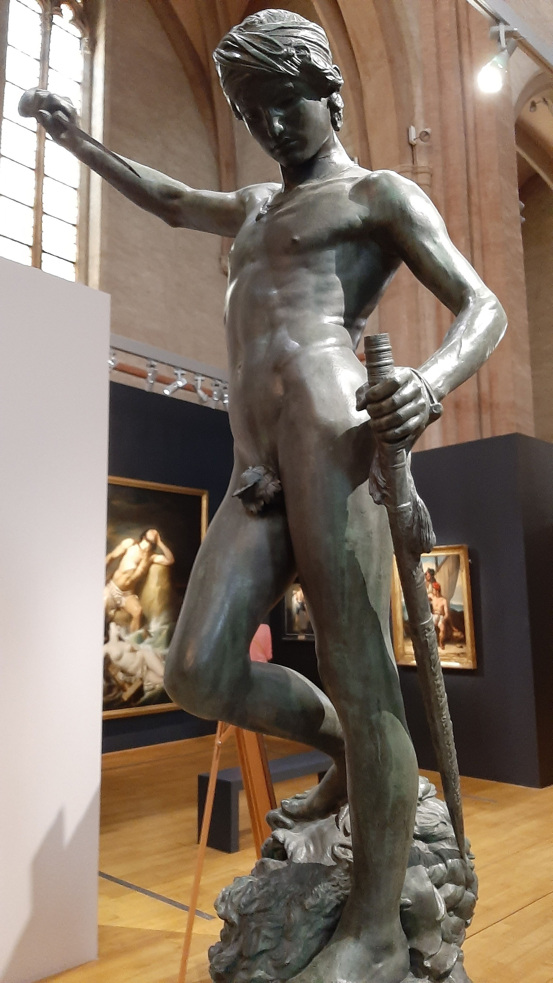 Andere schöne Bronzestatue im " Musée des Augustins " in Toulouse.
