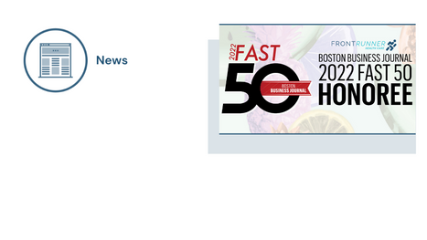 FrontRunnerHC named a 2022 Fast 50 company by Boston Business Journal