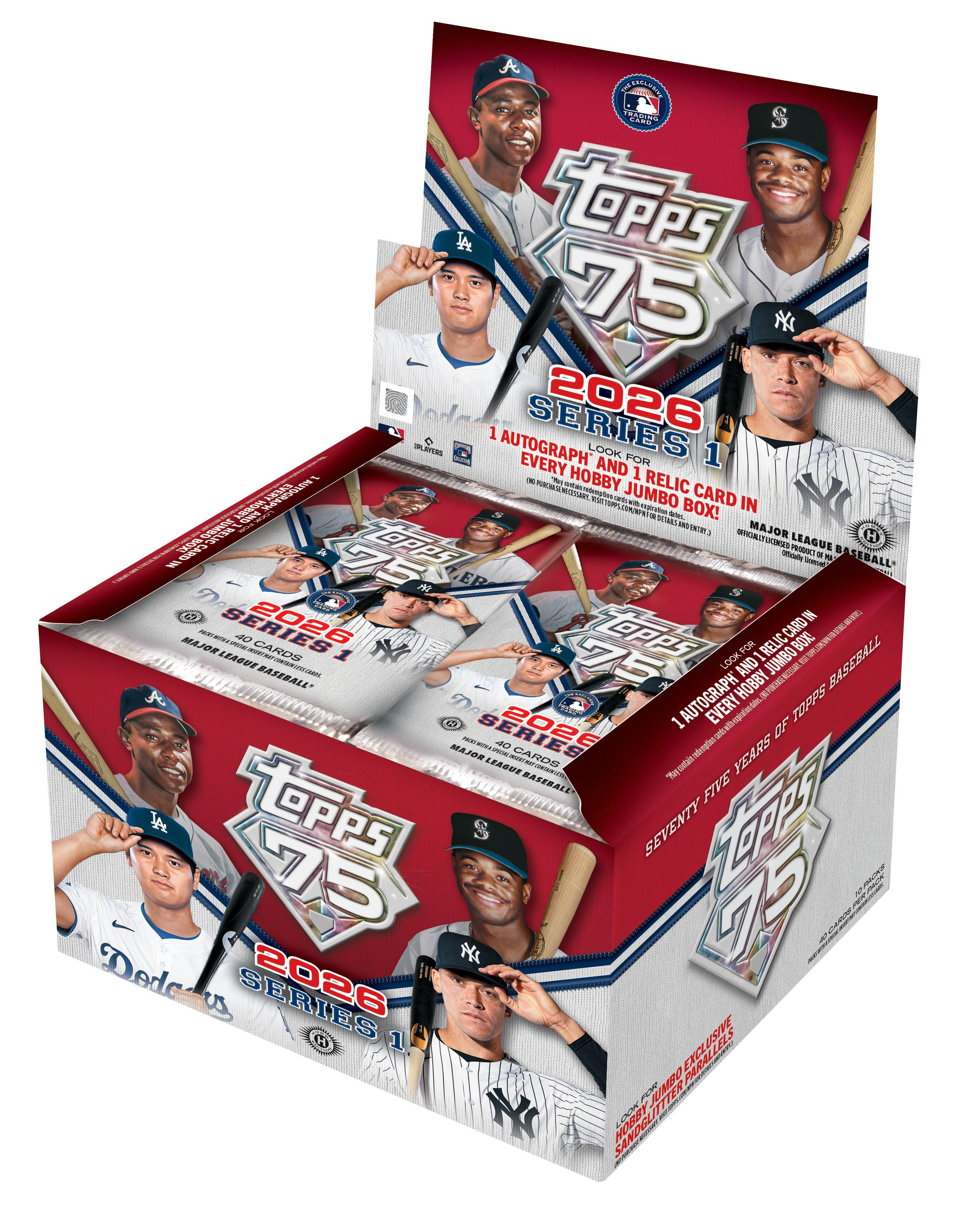 2026 Topps Series 1 Baseball Hobby Jumbo Box