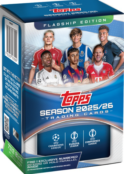 2025–26 Topps UEFA Club Competitions Flagship Value Box