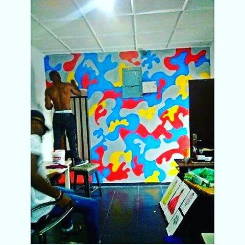 Want a beautiful wall paint you can contact _stripe_wears for that _Bbm_7EE81F83_Whatsapp_+234909743