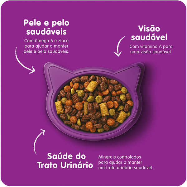 Miniatura: Whiskas Carne para Gatos Adultos 10,1kg