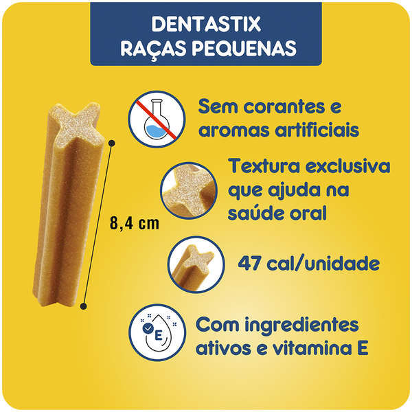 Miniatura: Petisco Pedigree Dentastix Cuidado Oral Para Cães Adultos Raças Pequenas
