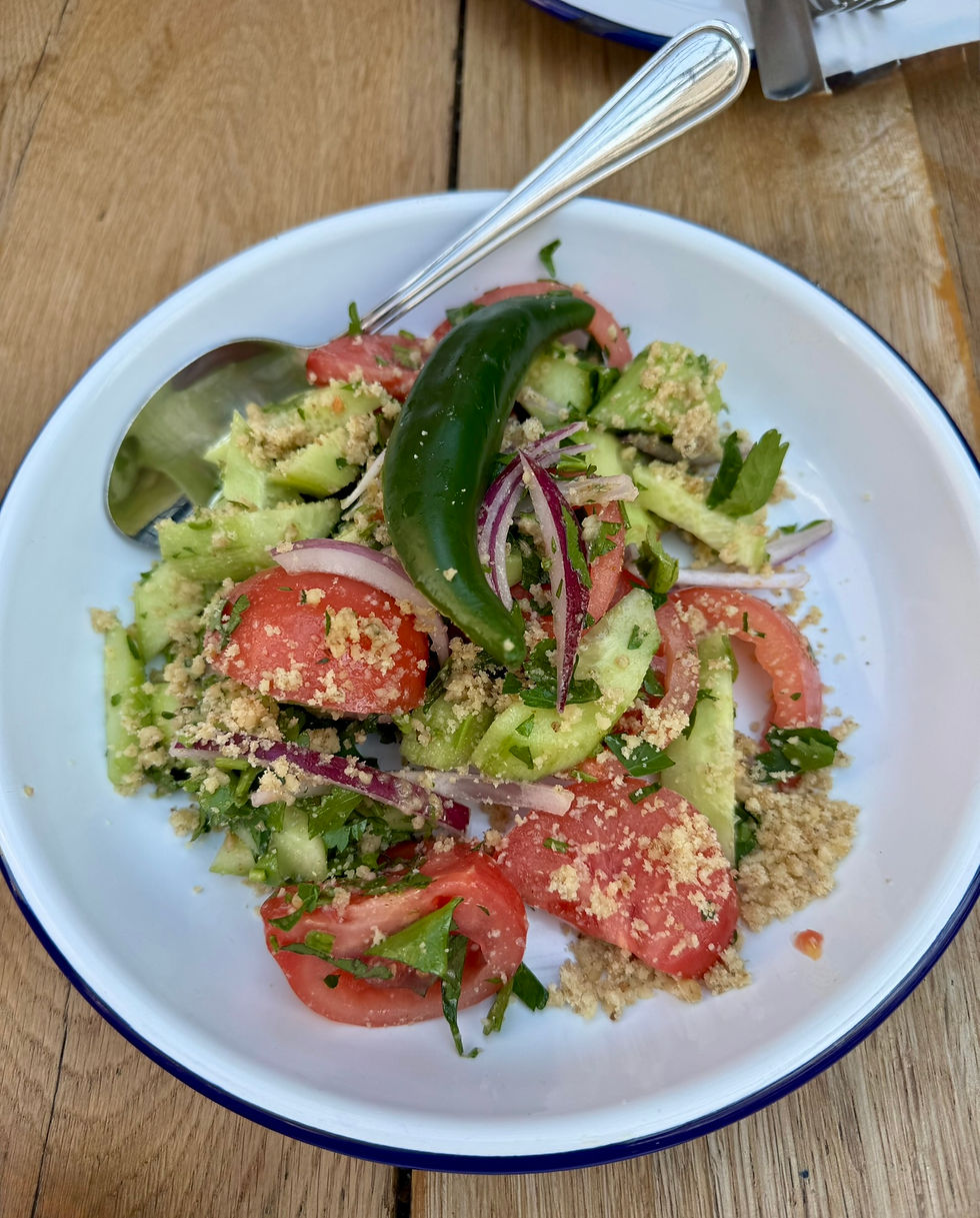 Georgian Tomato and Cucumber Salad