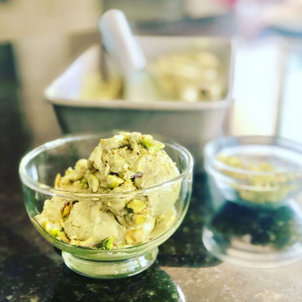Dairy Free Pistachio Ice cream