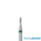Frank Dental D.835 flat cylinder diamond dental bur for crown preparation and restorative dentistry