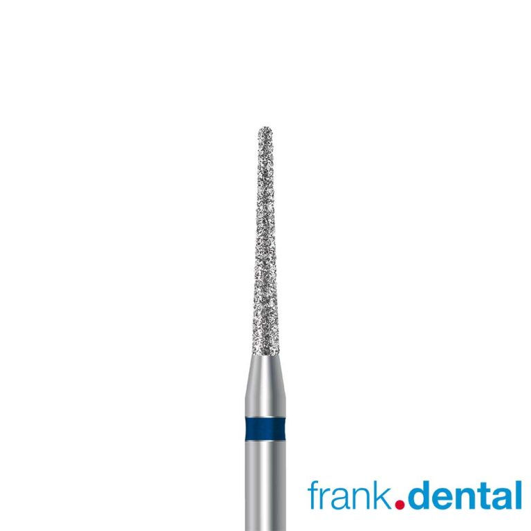 Frank Dental D.850 round tapered diamond dental bur for crown preparation and restorative dentistry