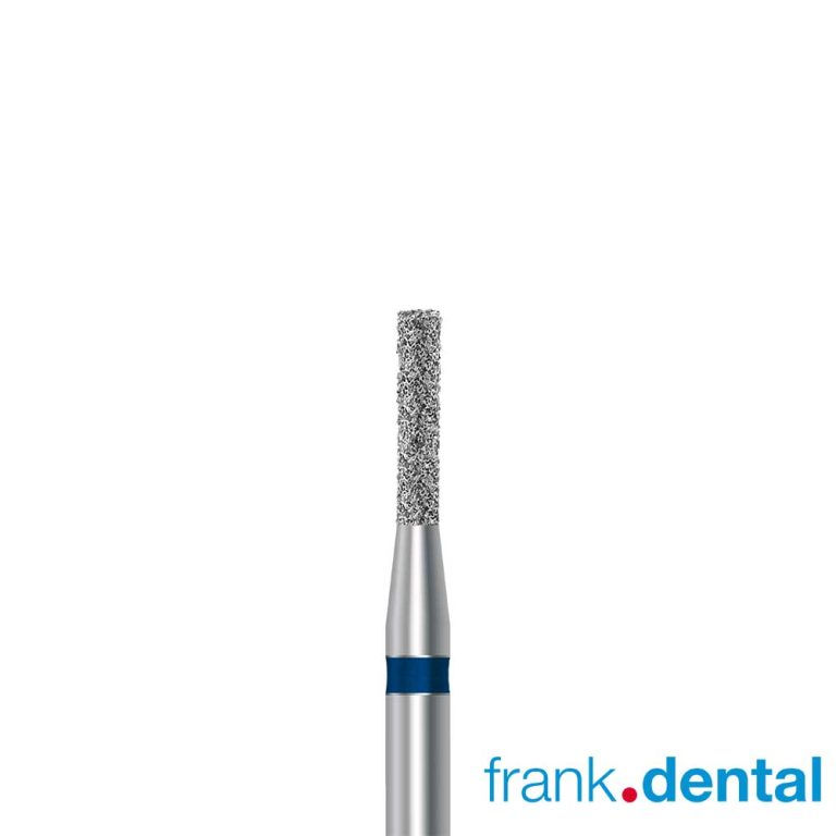 Frank Dental D.836 flat cylinder diamond dental bur for crown preparation and restorative dentistry