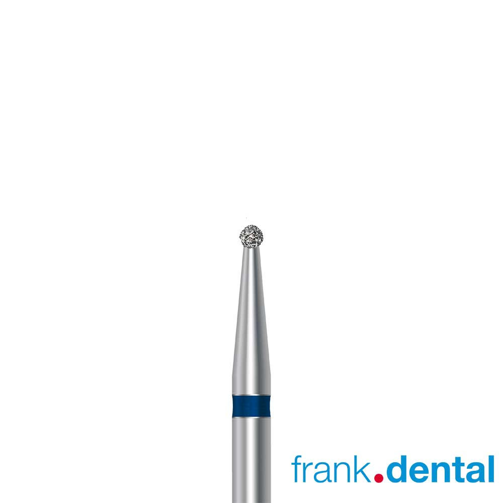 Frank Dental D.801 round diamond bur for cavity preparation and caries removal