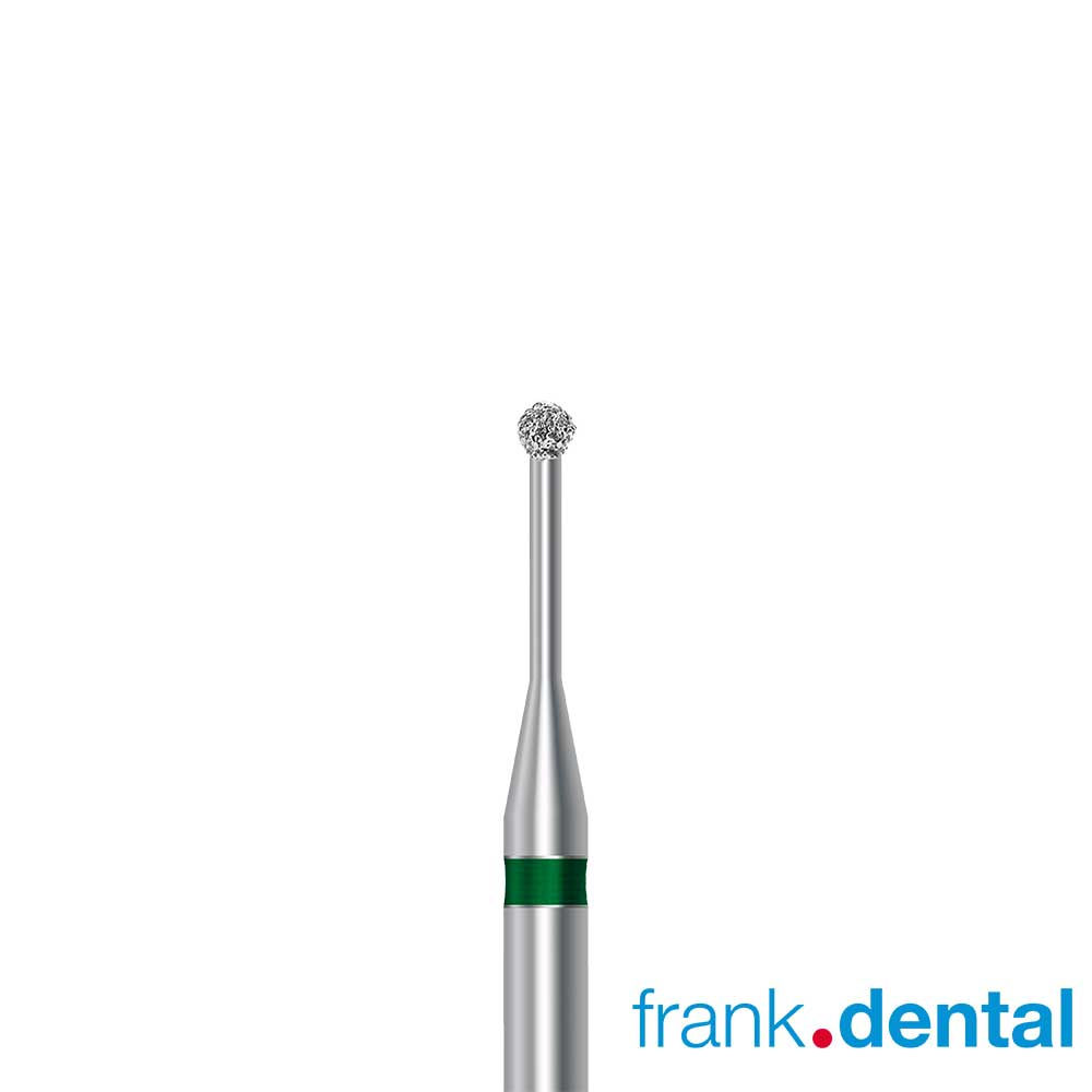 Frank Dental D.801 L long shank round diamond bur for improved dental access