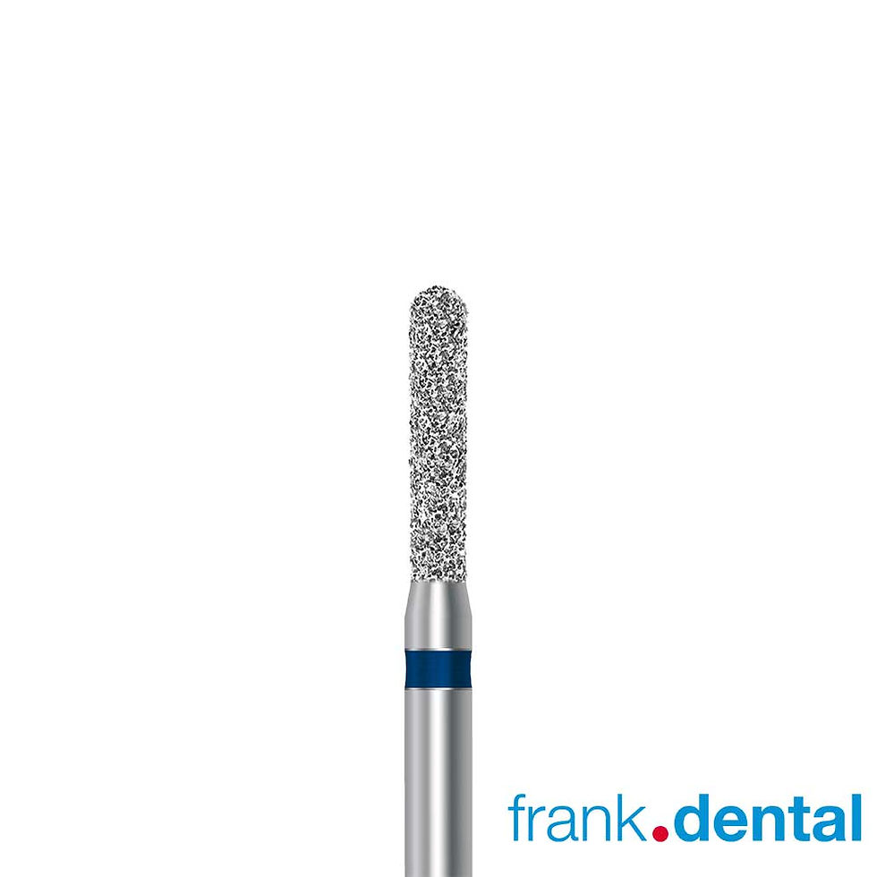 Frank Dental D.881 round Cylindar dental bur for crown preparation and restorative dentistry