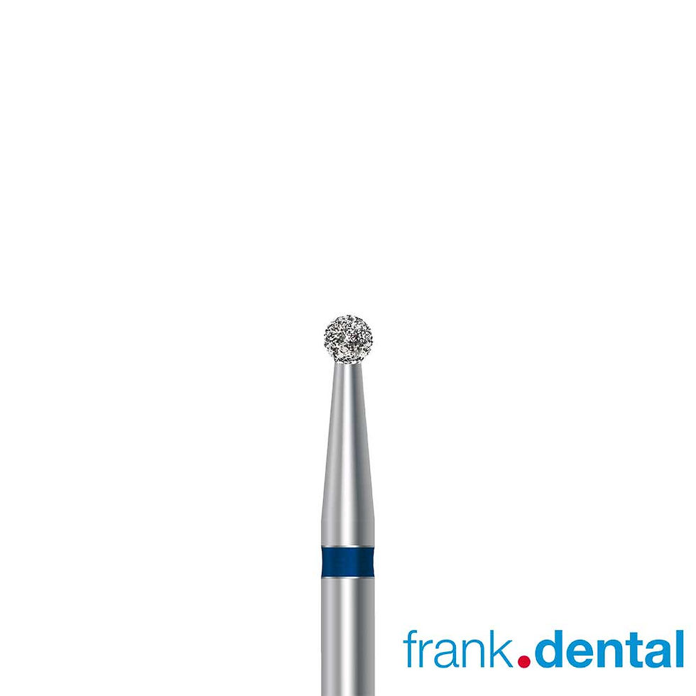 Frank Dental D.801 round diamond bur for cavity preparation and caries removal