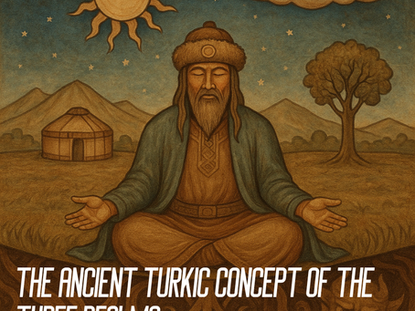 The Ancient Turkic Concept of the Three Realms: Underworld, Middle Earth, and the Sky