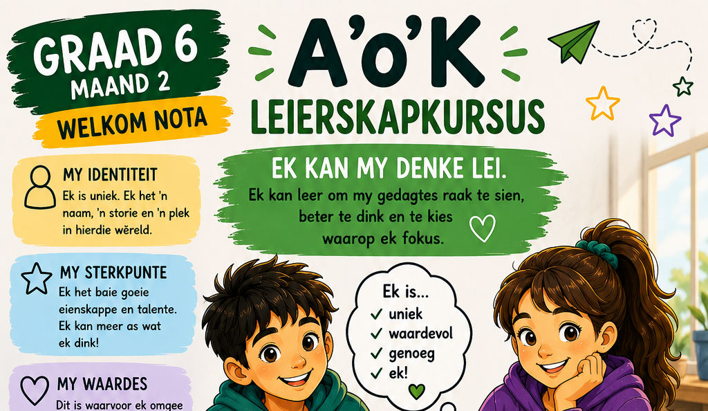 Leierskap Kursus Graad 6 - Maand 2