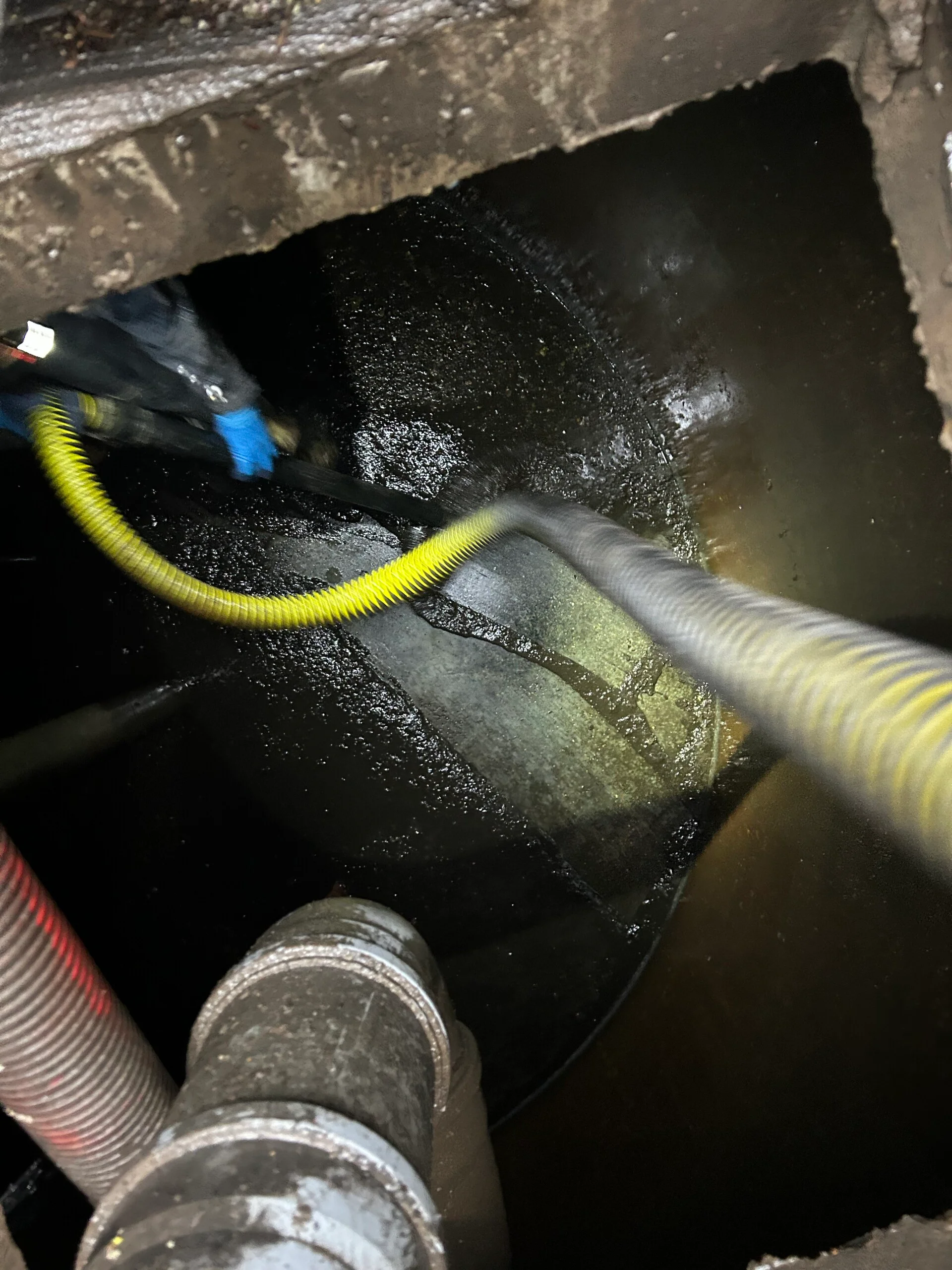 Regenput reinigen