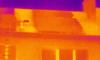 Warmtebeeld camera beelden zonnepanelen