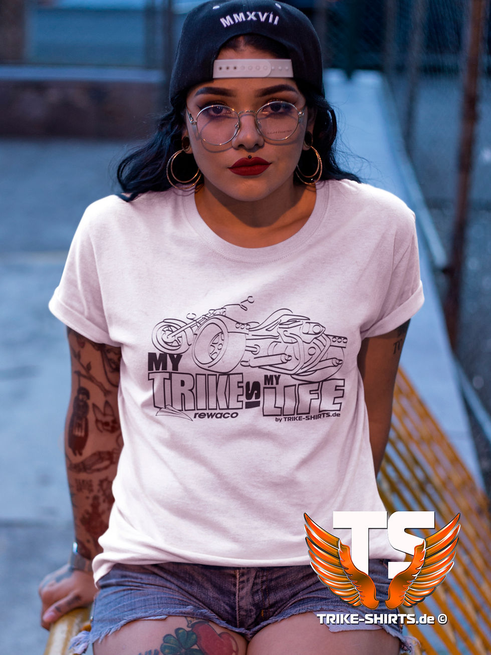 Miniaturbild: T-Shirt Classic - "My Trike is my Life" 002 - in 10 Textilfarben bis 3XL