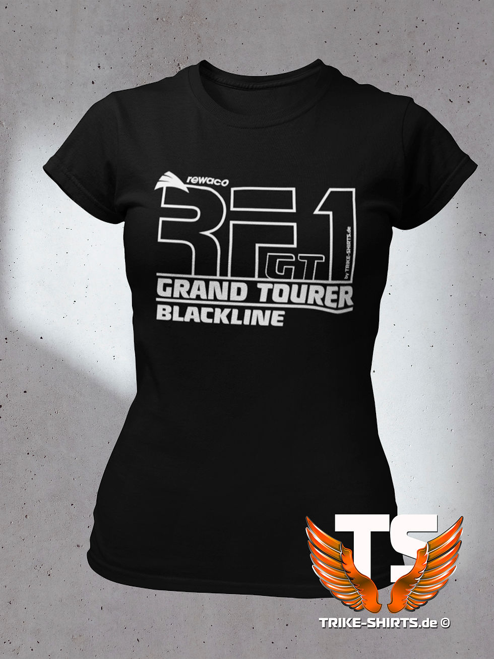 Miniaturbild: T-Shirt Comfort - "BLACKLINE" - GT in 8 Flexfarben
