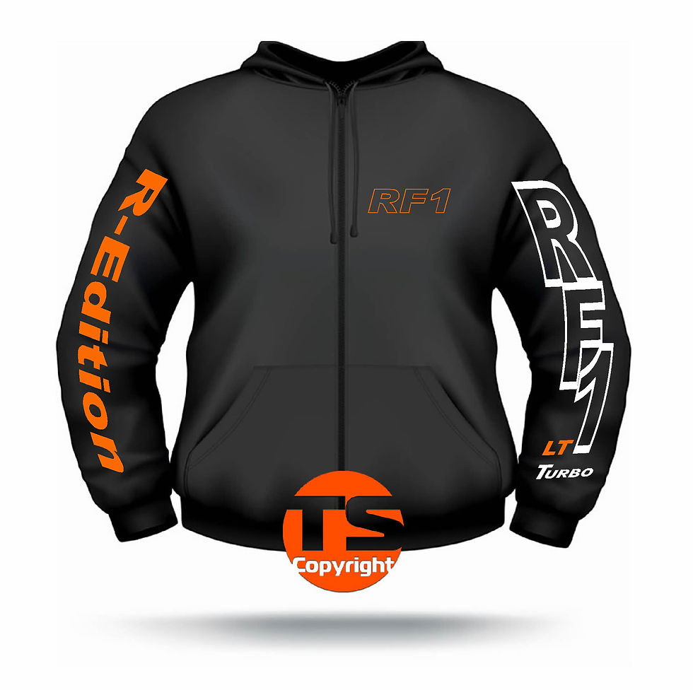 Miniaturbild: Sweat Jacket Active - "RF1 - LT-R-EDITION" in 8 Flexfarben, 2-farbig