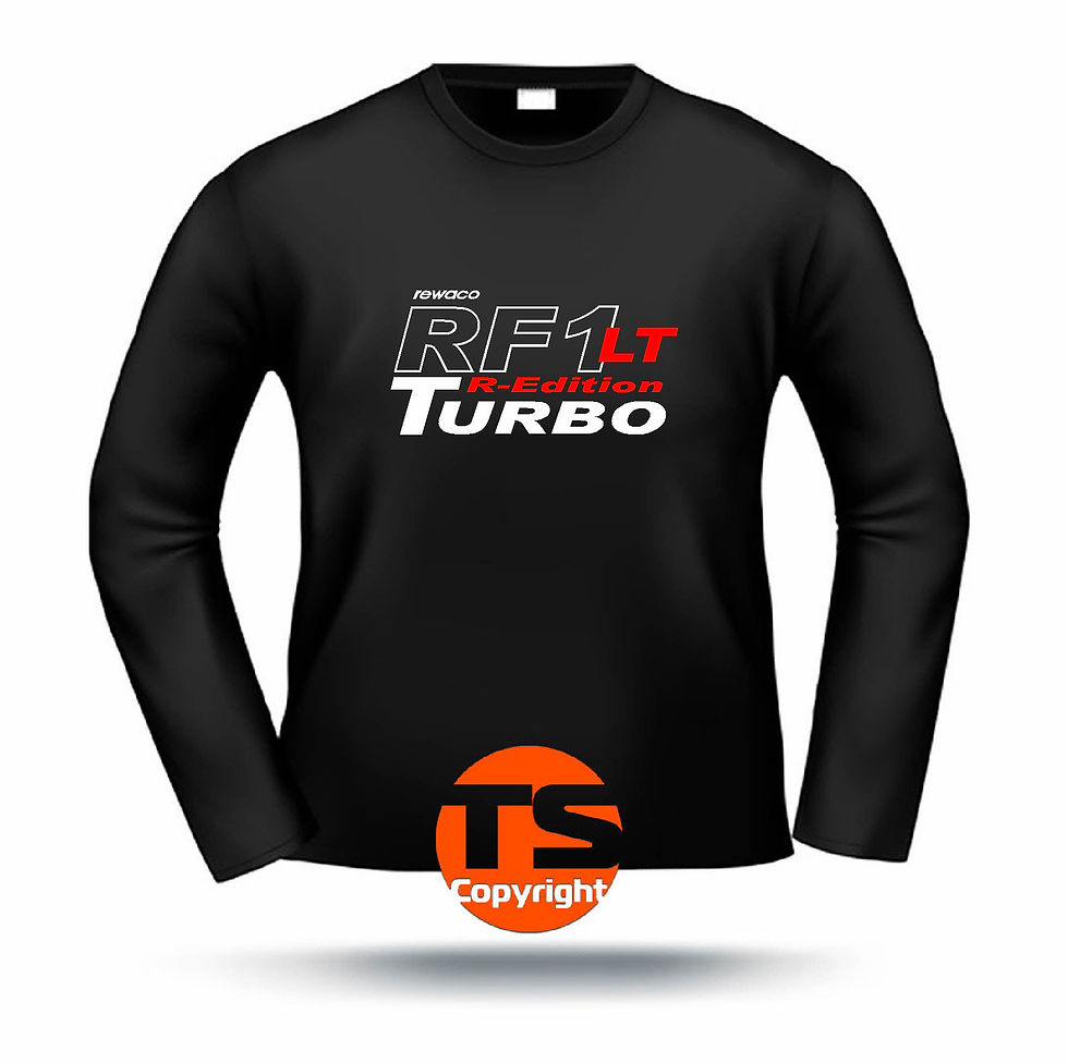 Miniaturbild: LA-Shirt Comfort  - "RF1 - LT-R-Edition Turbo-oÄ" in 8 Flexfarben, 2-farbig
