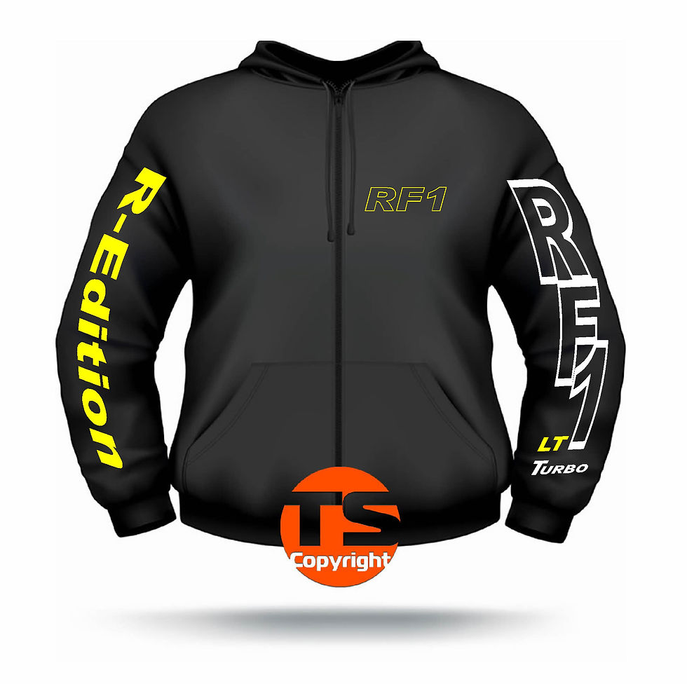 Miniaturbild: Sweat Jacket Active - "RF1 - LT-R-EDITION" in 8 Flexfarben, 2-farbig