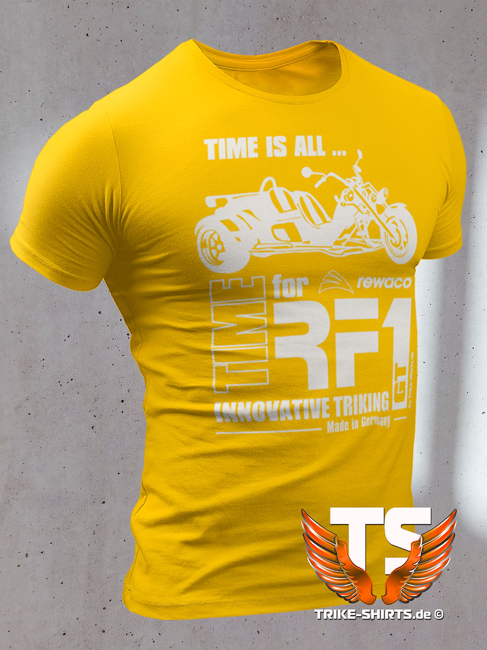 Miniaturbild: T-Shirt Classic - "TIME IS ALL - GT" in 10 Textilfarben