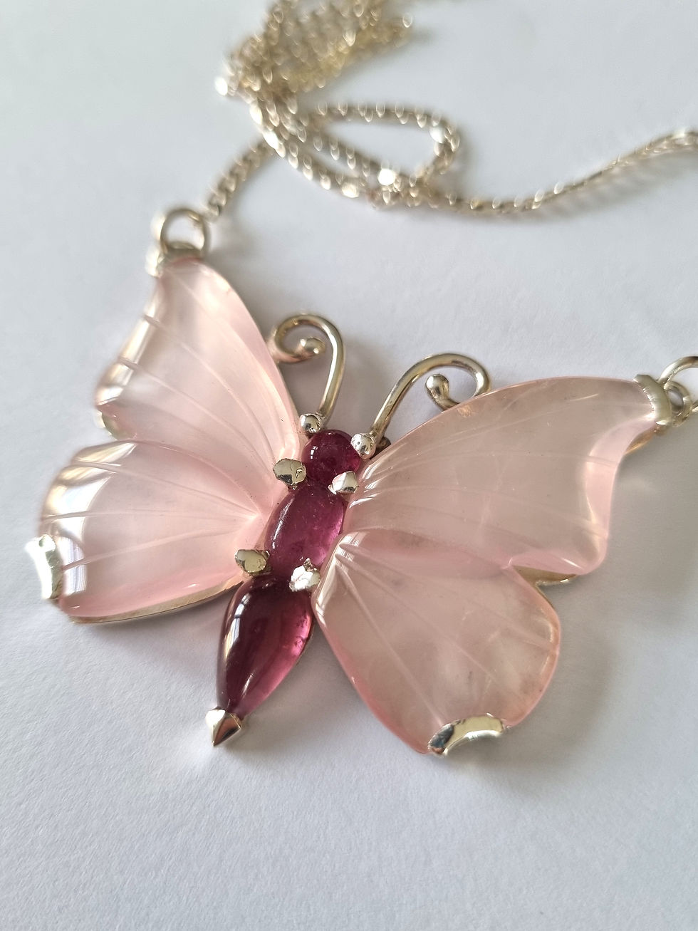 Thumbnail: Tourmaline Butterfly Necklace