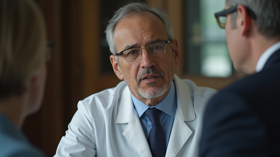 Close-up view of Dr. Ballerini discussing legal concepts in a video