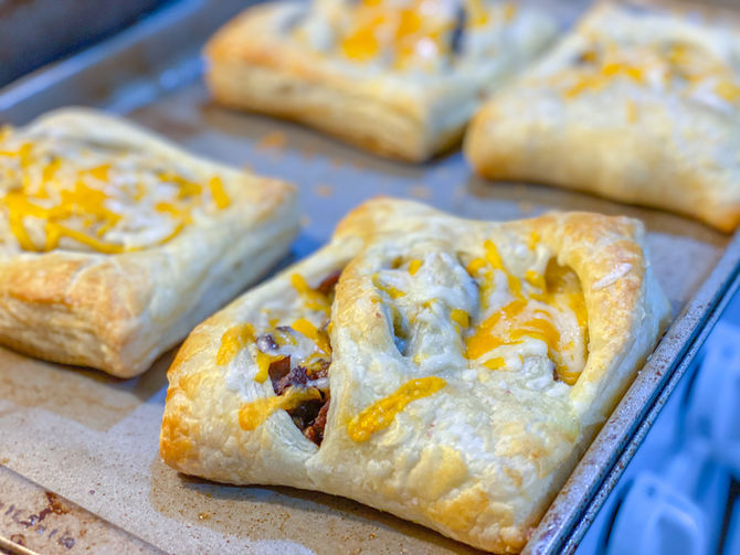 Recipe of the Week -  Philly Cheese Steak Puff Pastry Pockets