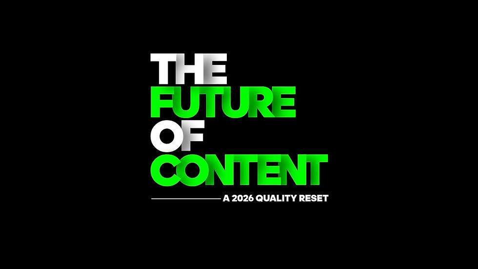 The 2026 Content Manifesto A Strategic Quality Reset