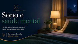 Sono e saúde mental: ambiente noturno tranquilo associado ao descanso