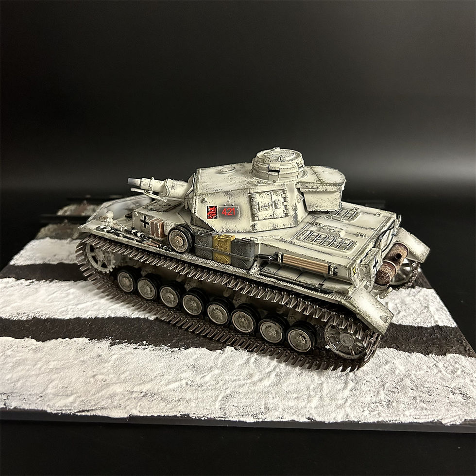 Thumbnail: War Park AX034 Winter Panzer IV F1 with Red Devil