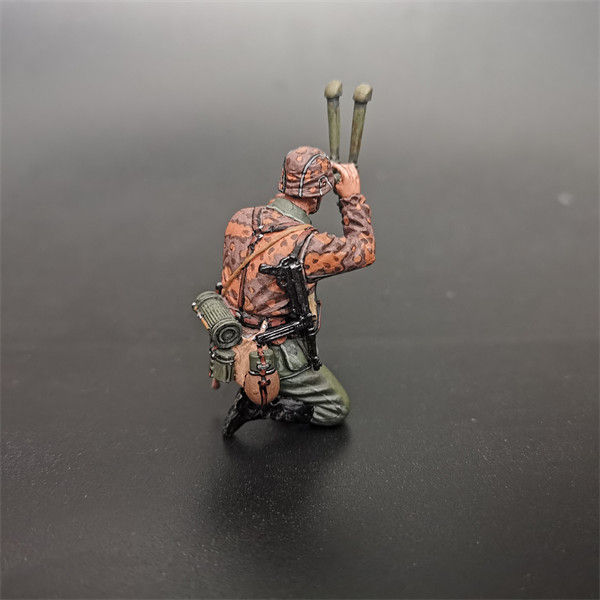 Thumbnail: War Park KU093 Waffen SS Sniper Kneeling with Telescope