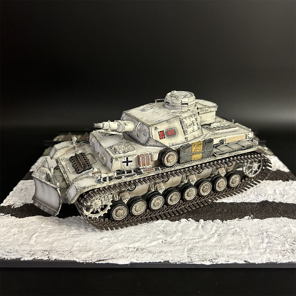 Thumbnail: War Park AX034 Winter Panzer IV F1 with Red Devil