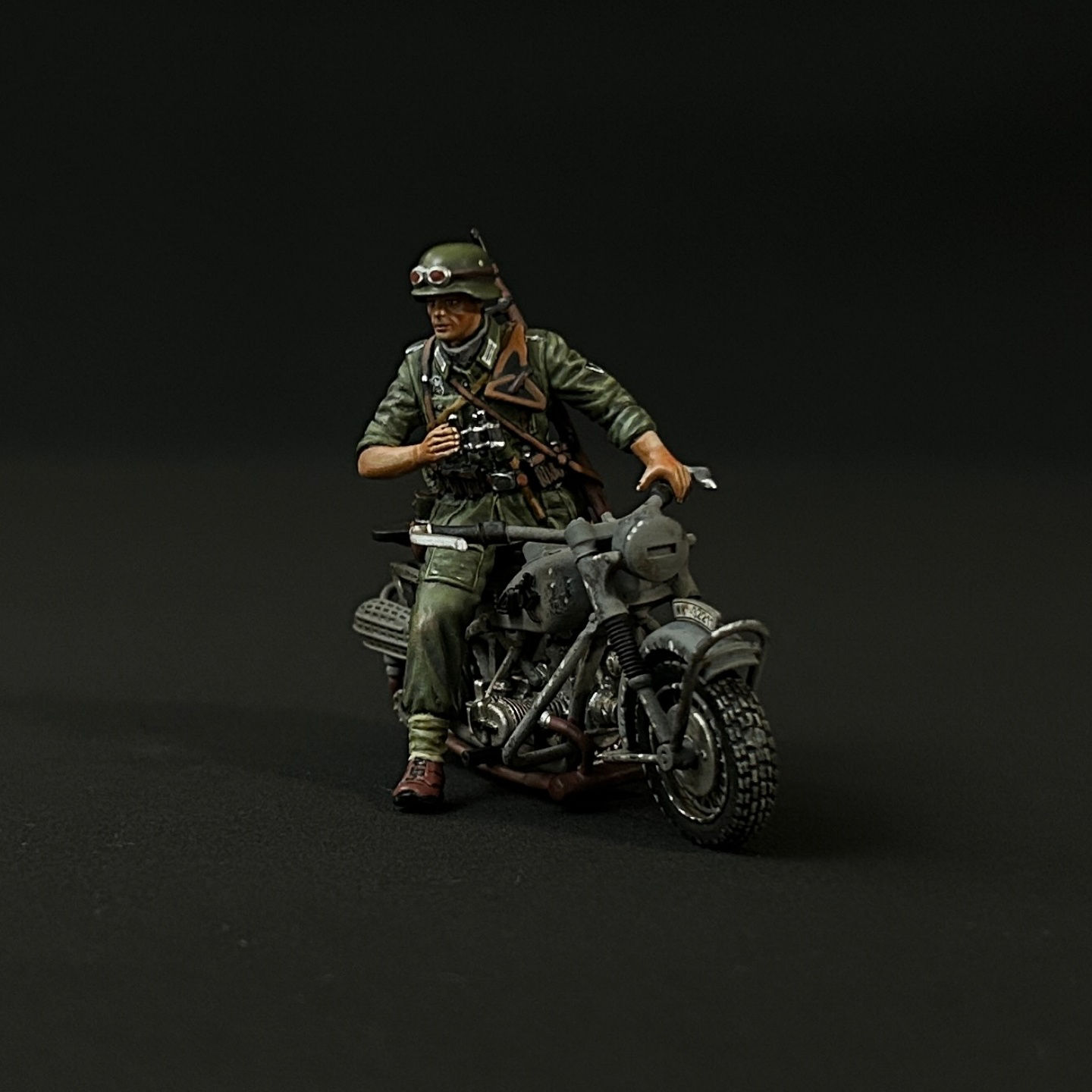 War Park KU136 Wehrmacht Single-rider Motorcycle Scout