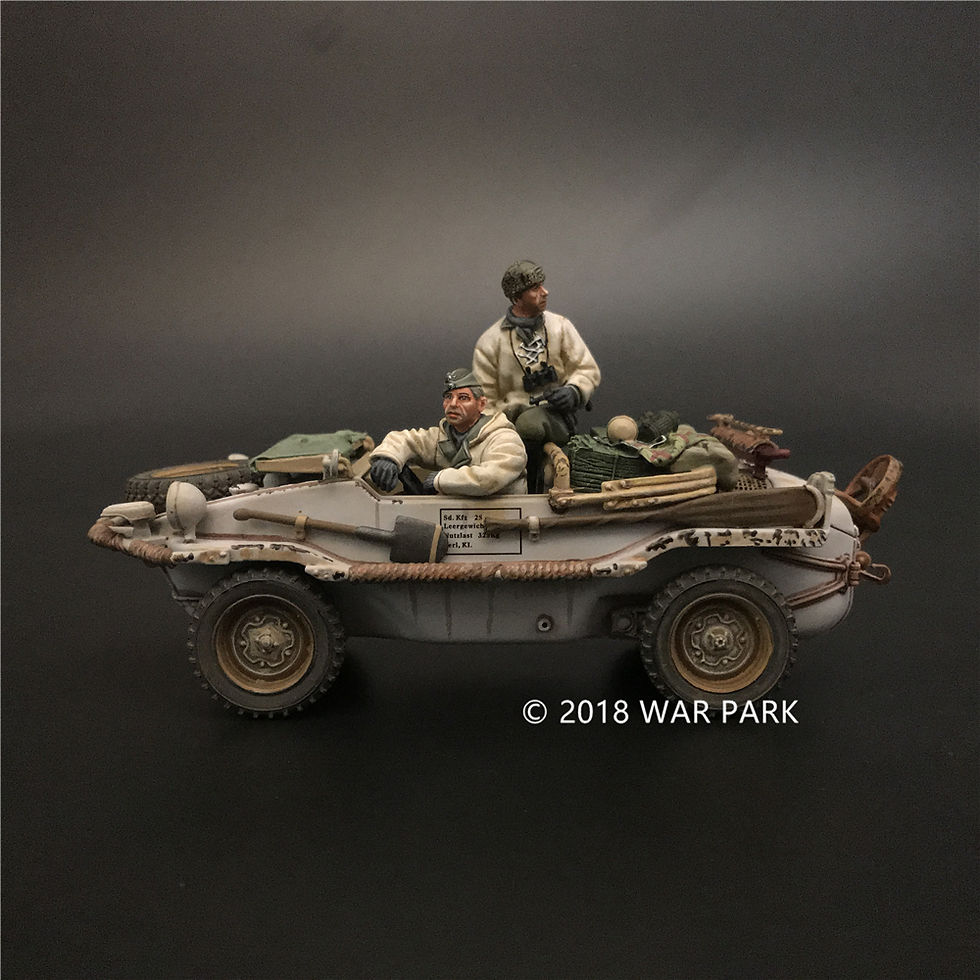 Thumbnail: War Park KH012 LSSAH winter Schwimmwagen 166 B