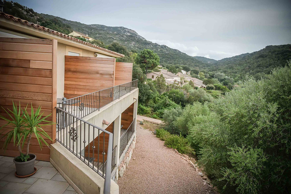 Balcon privé avec vue sur mer