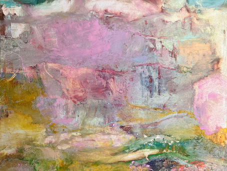 Starting an oil and cold wax painting without getting mud