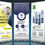 Thumbnail: Three roll-up banners: We Are Creative Agency, Your Dream We Make It.
