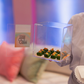 Unique passed hors d'oeuvres