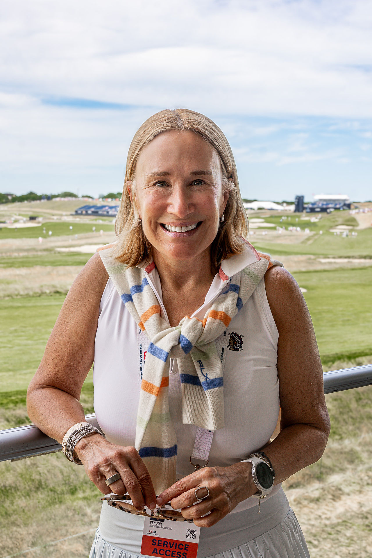 Ridgewells CEO Susan Lacz at U.S. Open
