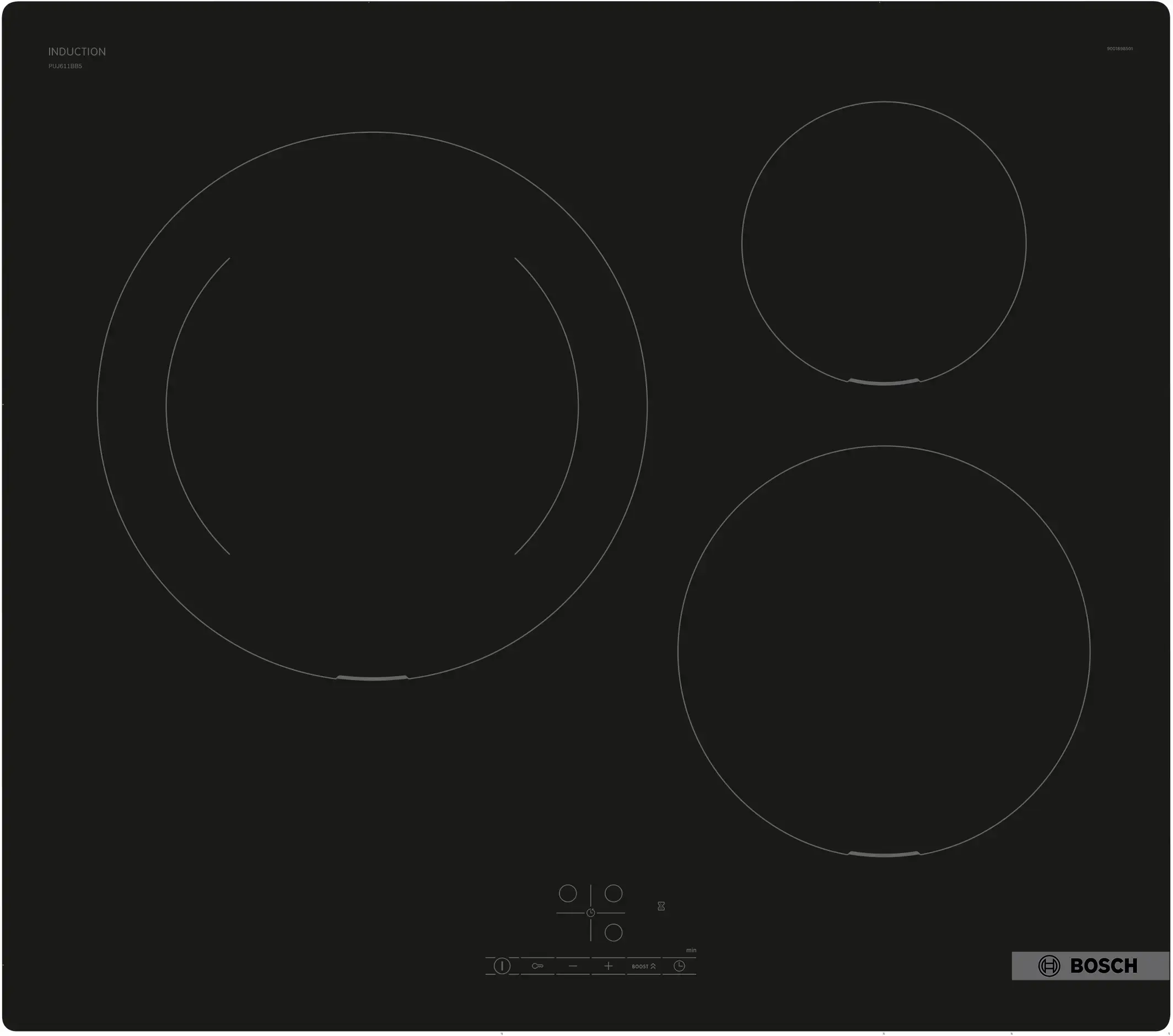 Bosch PUJ611BB5H 60cm Induction cooktop