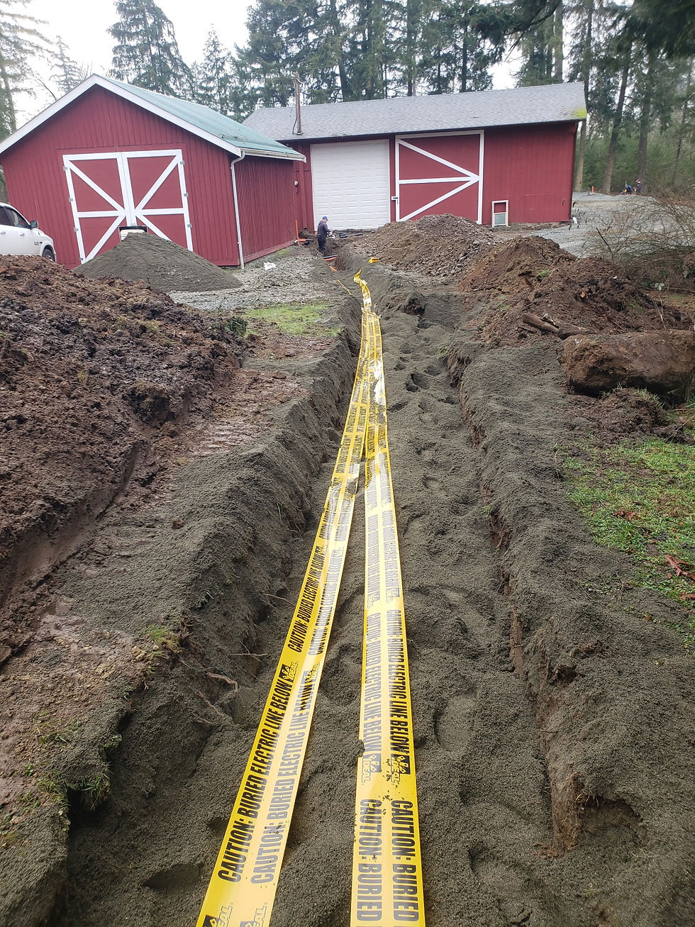 Commercial build electrical installation in Cowichan Valley