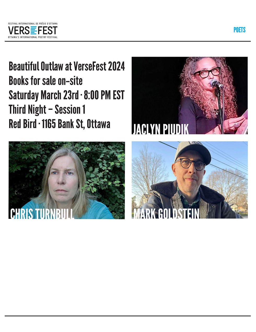 Beautiful Outlaw at VerseFest 2024
