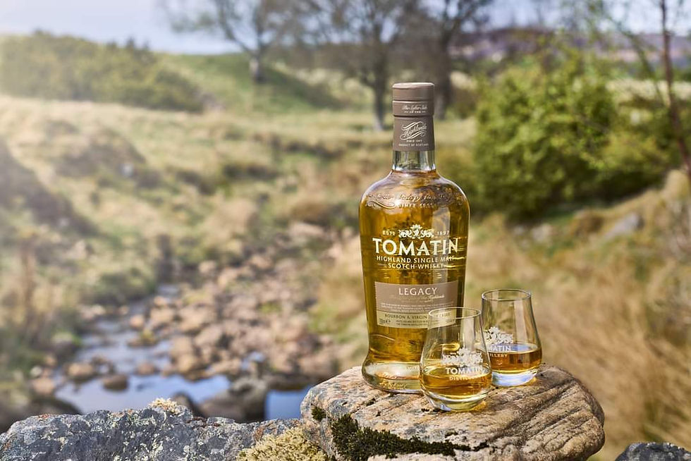 Tomatin whisky during private tours from Invergordon Port