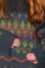 Thumbnail: Tender grey jaquard sweater