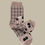 Thumbnail: Bloom beige jacquard-knit socks
