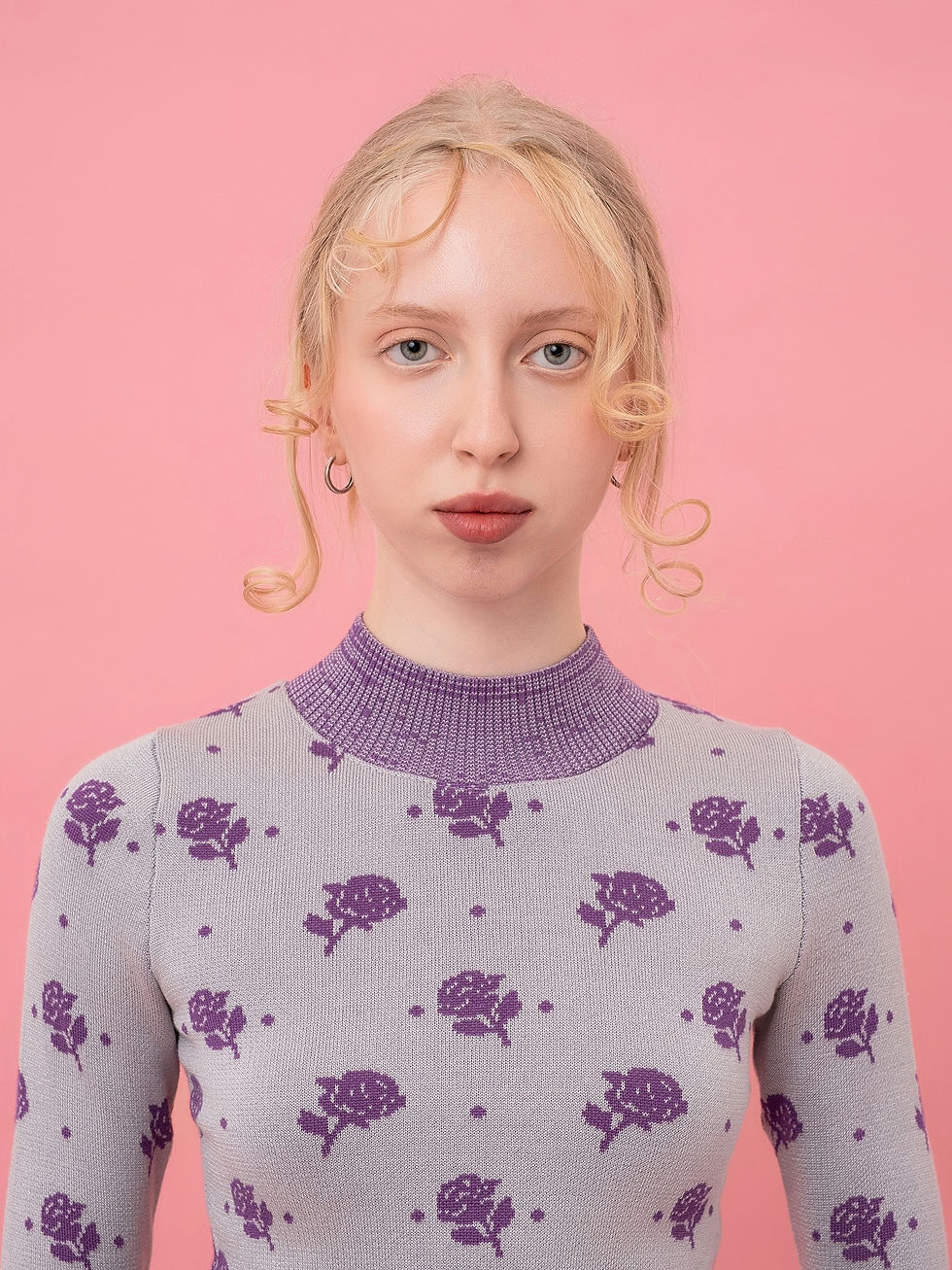 Thumbnail: Rose Garden top in violet