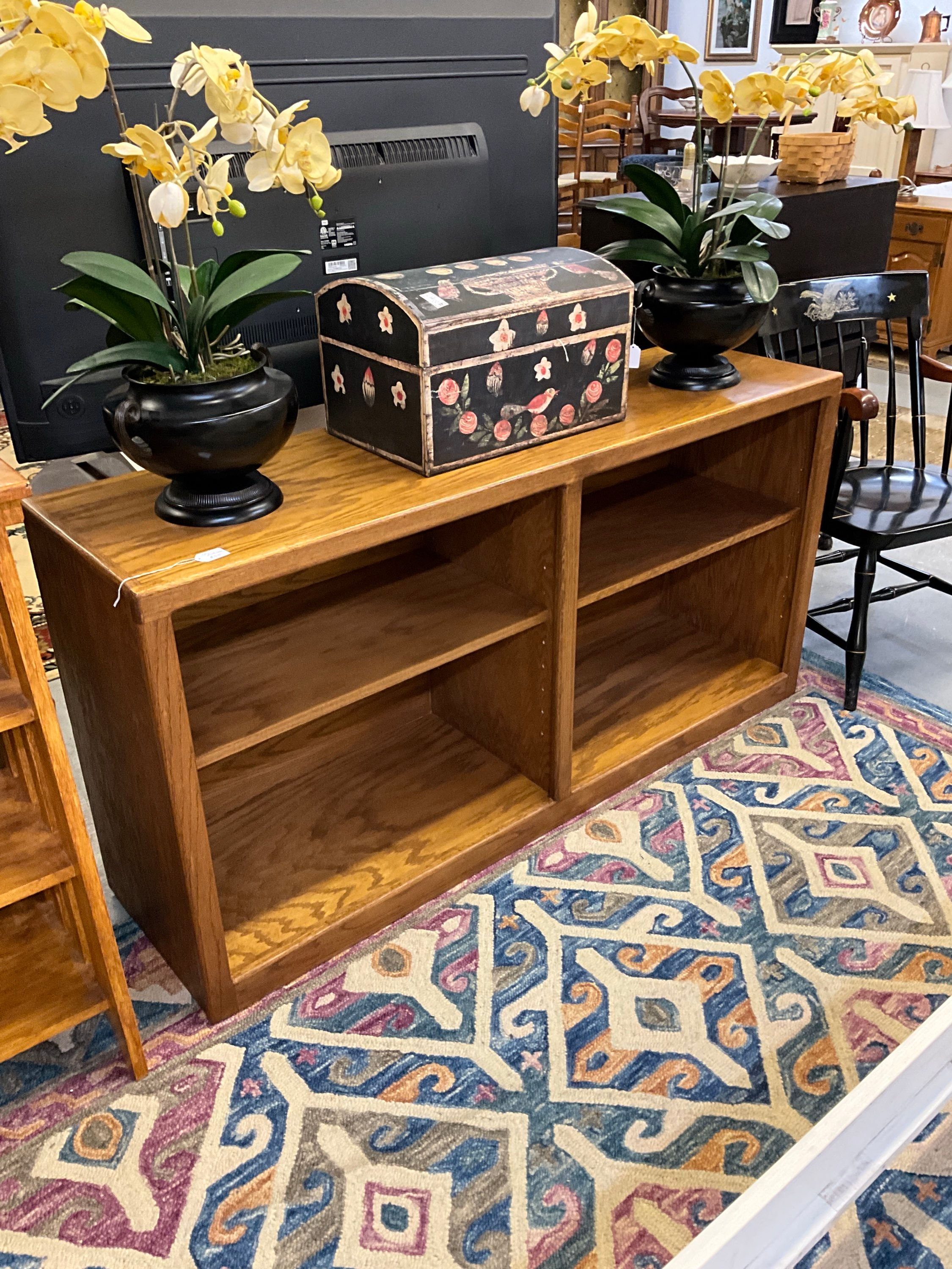 OAK BOOKCASE 