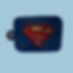 embroidered vinyl bookmark superman symbol
